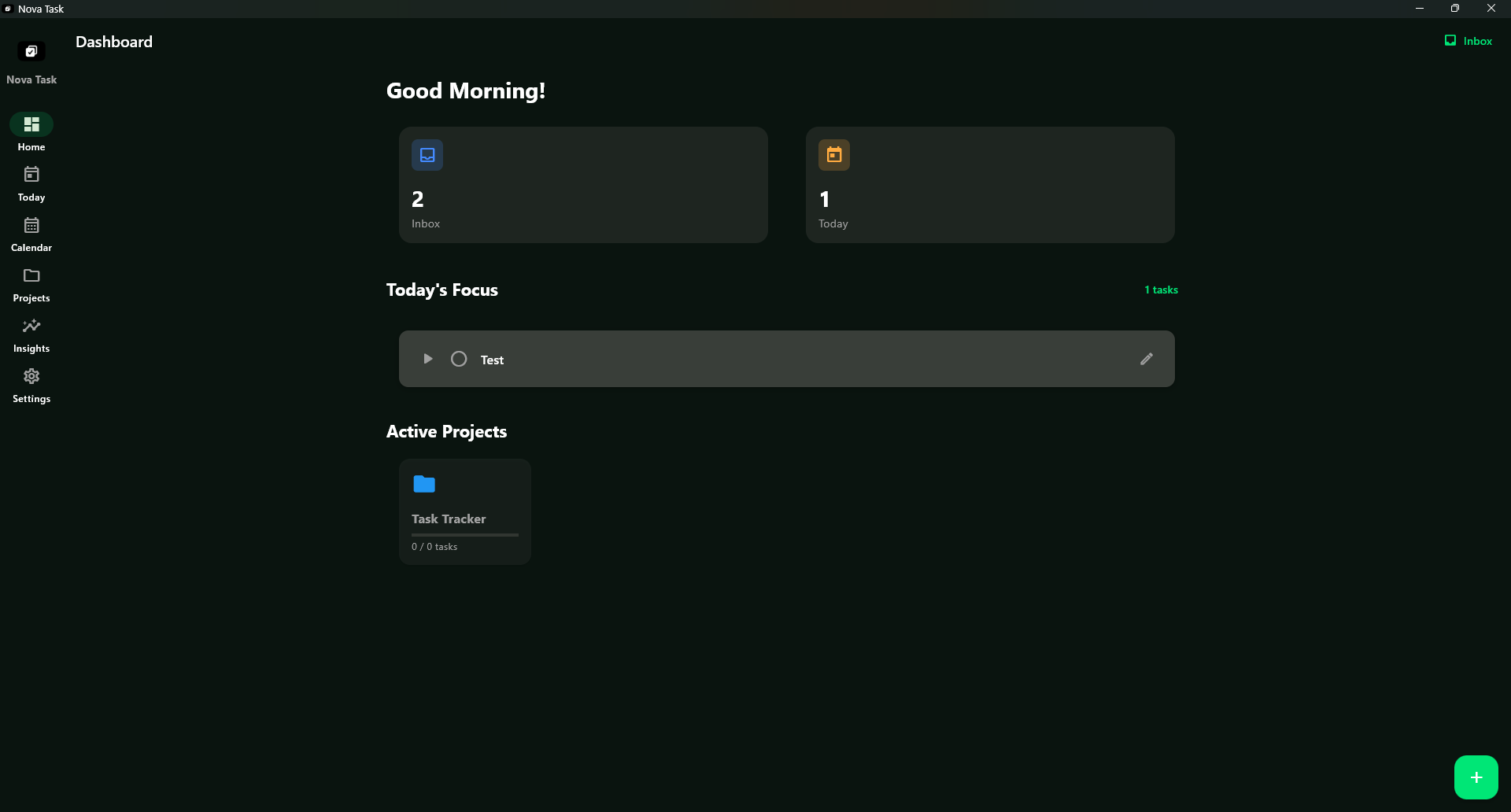 Desktop Dashboard